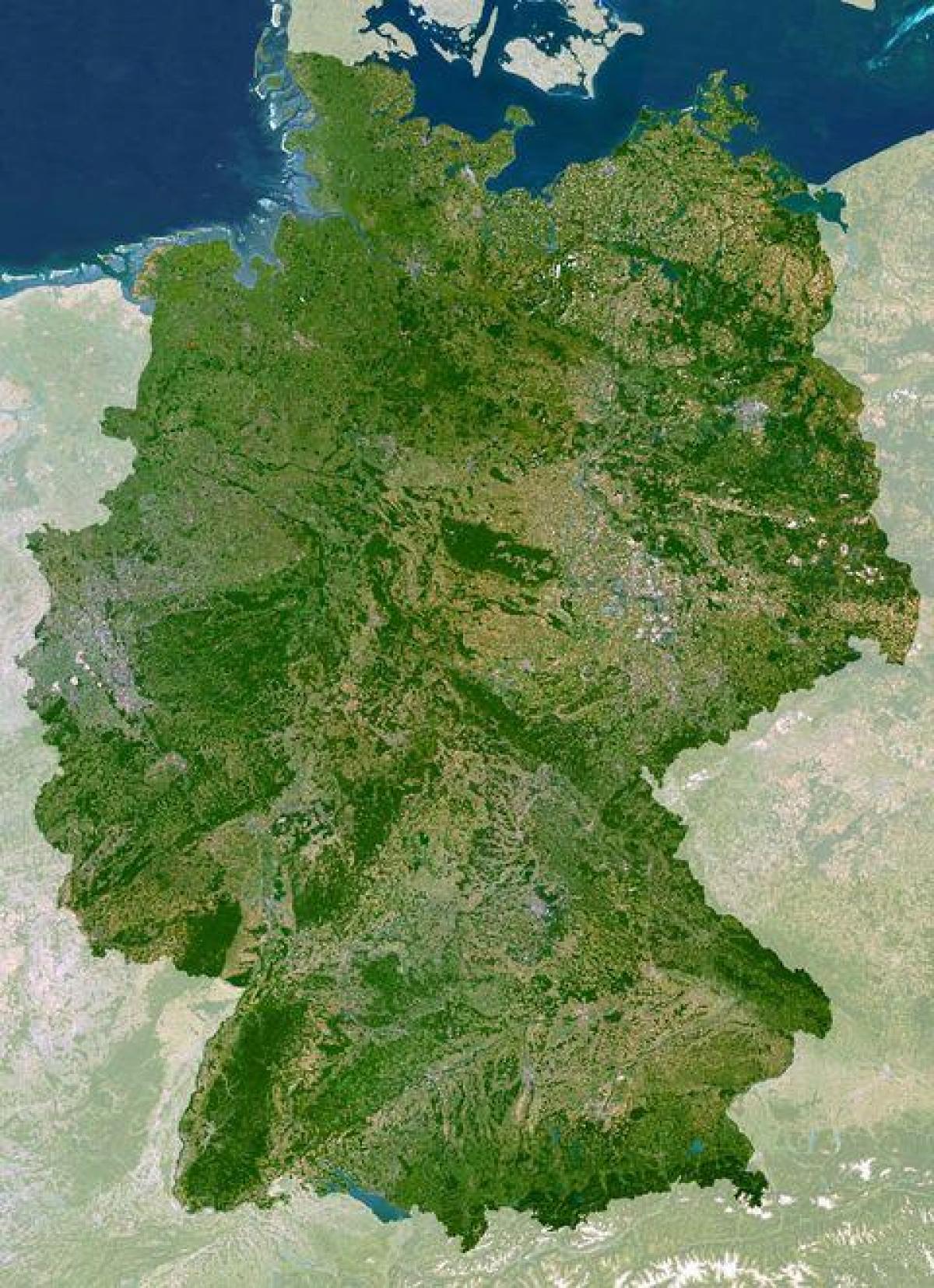 Carte du ciel de l'Allemagne